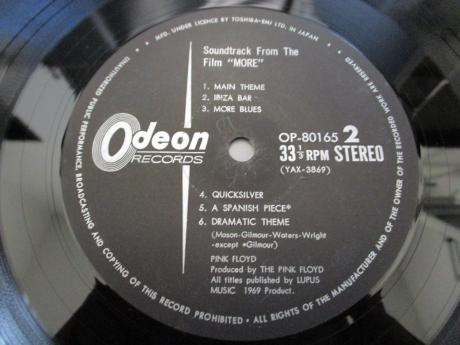 Pink Floyd OST "MORE" Japan Early LP OBI G/F ODEON