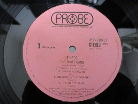 James Gang Thirds Japan Early Press LP YELLOW OBI