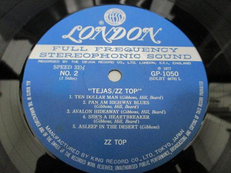 ZZ TOP Tejas Japan Early Press LP OBI
