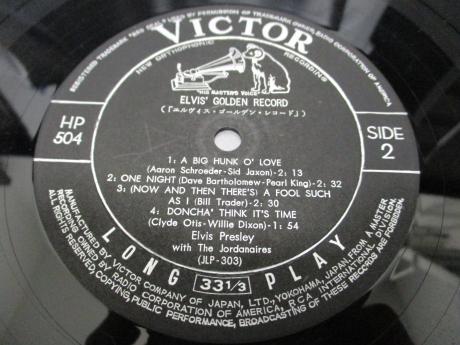Elvis Presley Elvis’ Golden Record Japan Orig. 10” VICTOR