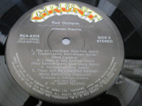 Jefferson Starship Red Octopus Japan Orig. LP OBI