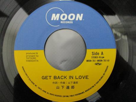 Tatsuro Yamashita Get Back in Love Japan Orig. 7" Envelope PS