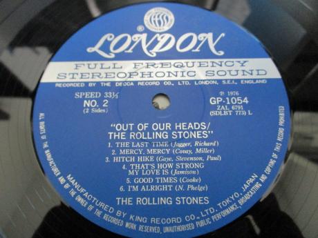 Rolling Stones Out of Our Heads Japan PROMO LP OBI POSTER