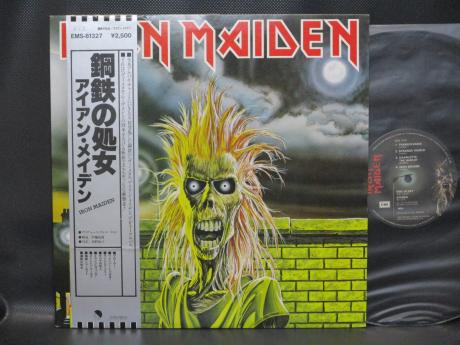 Iron Maiden 1st Same Title Japan Orig. LP OBI