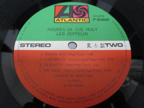 Led Zeppelin Houses of Holy Japan Orig. LP OBI