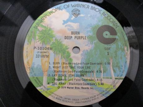 Deep Purple Burn Japan Rare LP OBI INSERT