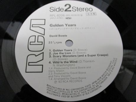 David Bowie Golden Years Japan PROMO LP OBI WHITE LABEL