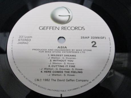 Asia 1st S/T Same Title Japan Orig. LP OBI INSERT