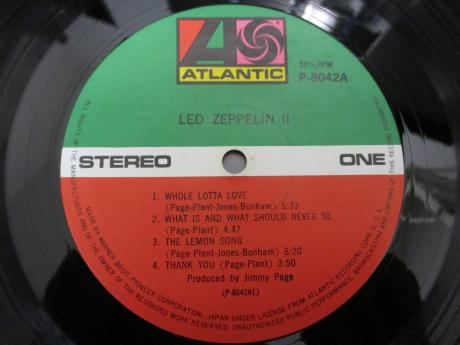 Led Zeppelin 2nd II Japan Early Press LP BIG POSTER