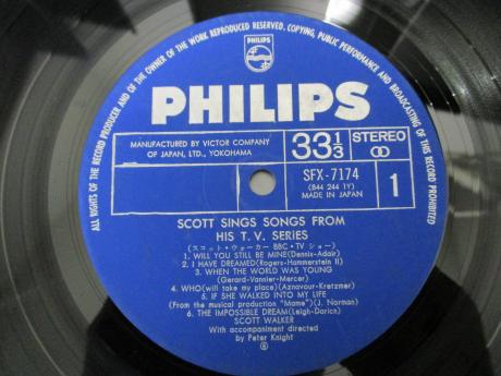 Scott Walker Sings Songs From His TV Series Japan Orig. LP BIG POSTER