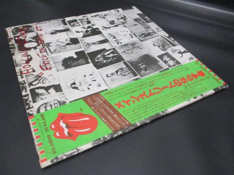Rolling Stones Exile Main St Japan EMI 2LP GREEN OBI