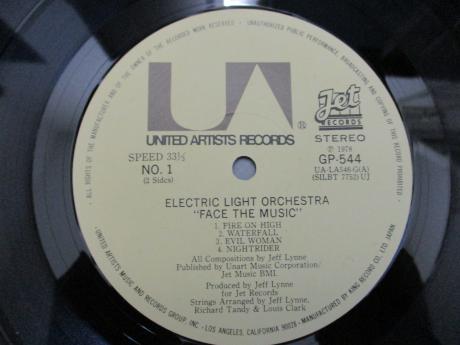 ELO Electric Light Orchestra Face the Music Japan Tour ED LP OBI