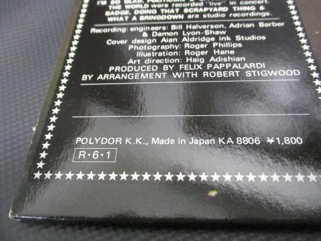 Cream Goodbye Japan Rare LP PURPLE OBI 1988