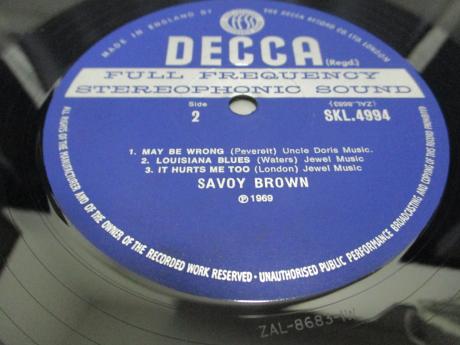 Savoy Brown Blue Matter UK Orig. LP UNBOXED STEREO