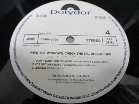 Allman Brothers Band Wipe The Windows Check The Oil Japan Polydor PROMO 2LP OBI WHITE LABEL