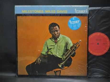 Miles Davis Milestones Japan Rare LP CAP OBI SHRINK