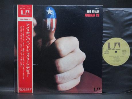 Don McLean American Pie Japan Orig. LP OBI