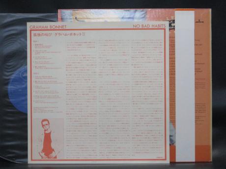 ( Rainbow ) Graham Bonnet No Bad Habits Japan Orig. LP OBI