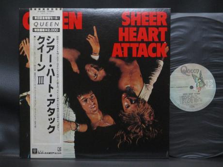 Queen Sheer Heart Attack Japan Tour ED LP GRAY OBI
