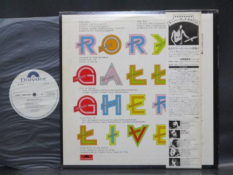 Rory Gallagher Live Japan ONLY LIVE PROMO LP OBI WHITE LABEL