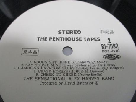 Sensational Alex Harvey Band Penthouse Tapes Japan Orig. PROMO LP OBI WHITE LABEL