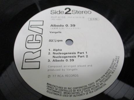 Vangelis Albedo 0.39 Japan Orig. PROMO LP OBI WHITE LABEL