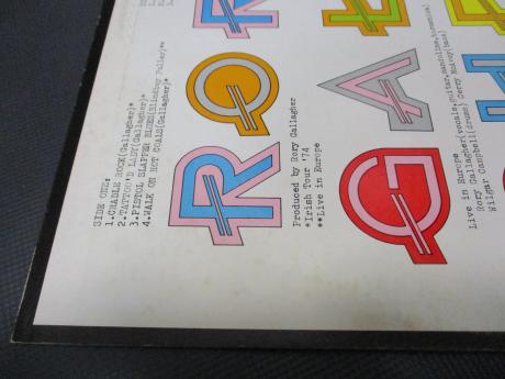 Rory Gallagher Live Japan ONLY LIVE PROMO LP OBI WHITE LABEL