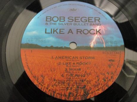 Bob Seger & the Silver Bullet Band Like a Rock Japan Orig. PROMO LP OBI