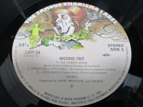 Genesis Seconds Out Japan Rare 2LP PURPLE OBI