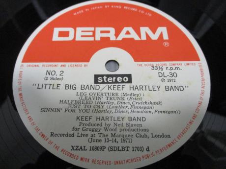 Keef Hartley Band Little Big Band Japan Orig. LP INSERT