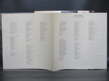 Roxy Music Flesh + Blood Japan Orig. LP OBI