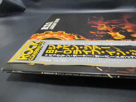 Bachman Turner Overdrive B.T.O. Japan Tour Japan Orig. LP OBI