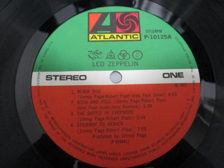 Led Zeppelin IV 4 Symbols Japan Rare LP OBI