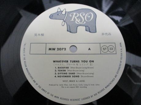 Mountain West Bruce & Laing Whatever Turns You On Japan Orig. PROMO LP BIG POSTER