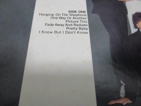 Blondie Parallel Lines Japan Orig. LP OBI INSERT