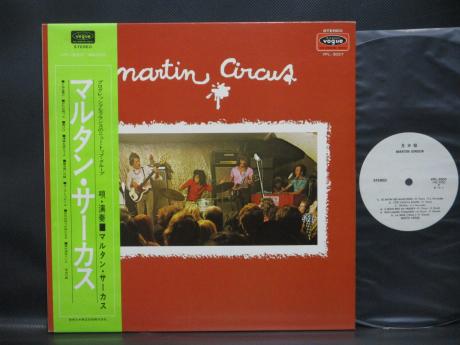 Martin Circus 1st Same Title Japan Orig. PROMO LP OBI DIF WHITE LABEL