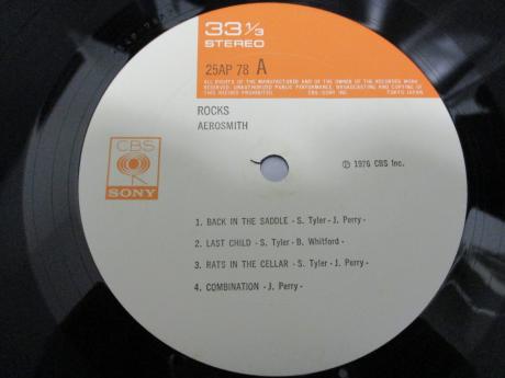 2. Aerosmith Rocks Japan Orig. LP OBI