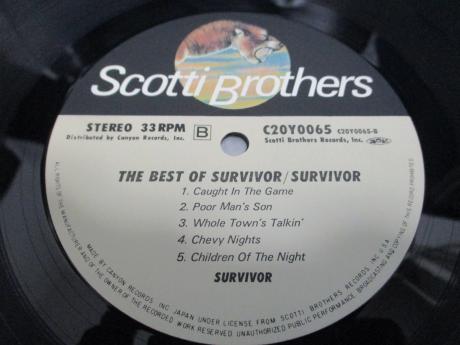 Survivor The Best Of Japan Orig. LP OBI INSERT