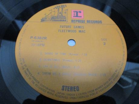 Fleetwood Mac Future Games Japan Rare LP BLUE OBI