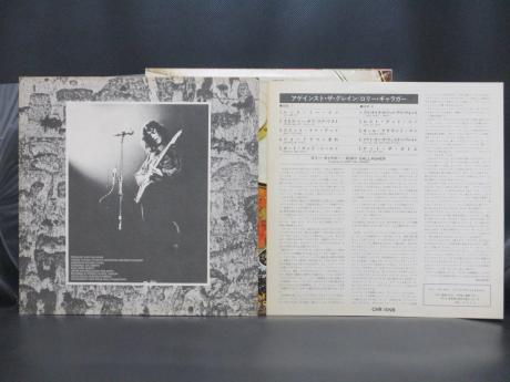 Rory Gallagher Against the Grain Japan Orig. PROMO LP WHITE LABGEL RARE POSTER