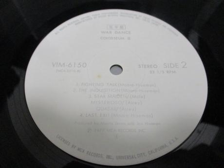 Colosseum II War Dance Japan Orig. PROMO LP OBI WHITE LABEL