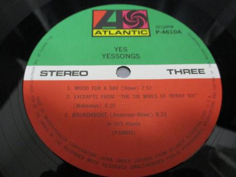 Yes Yessongs Japan 10th Anniv LTD 3LP SET OBI COMPLETE