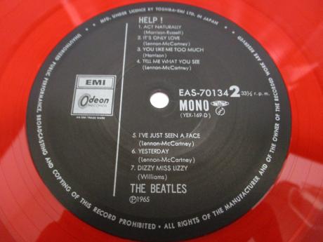 Beatles Help! Japan 20th Anniv LTD LP OBI RED WAX
