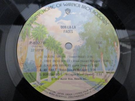 Rod Stewart Faces OOH LA LA Japan Orig. LP OBI GIMMICK COVER