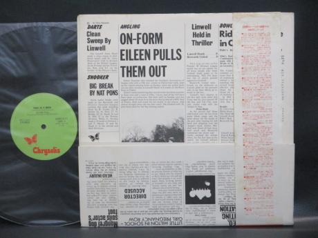 Jethro Tull Thick as Brick Japan Early Press LP OBI NEWSPAPER COVER