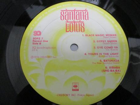 Santana Lotus Japan Orig. 3LP OBI POSTERS