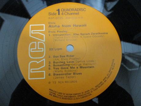 Elvis Presley Aloha From Hawaii Via Satellite Japan 4CH Quadra ED 2LP OBI
