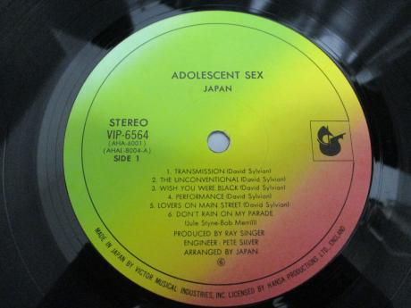 Japan Adolescent Sex Japan Orig. LP OBI INSERT