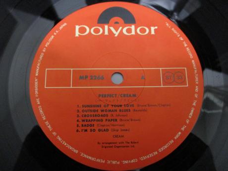 Cream Perfect Japan ONLY LP OBI RARE POSTER