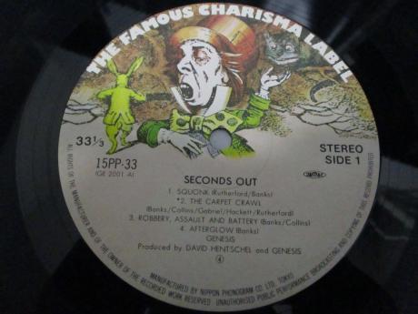 Genesis Seconds Out Japan Rare 2LP PURPLE OBI